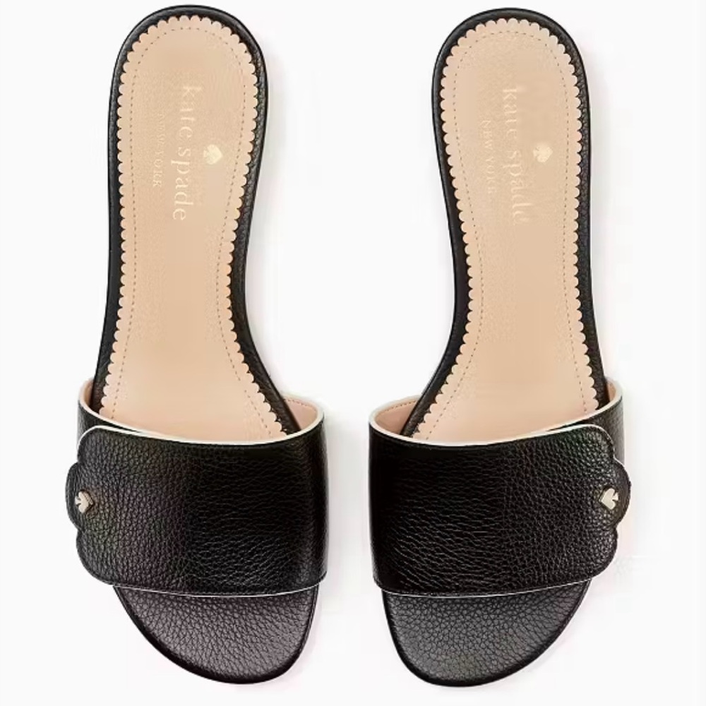 KATE SPADE ‘Ginger’ BLACK SANDALS Sz. 7.5